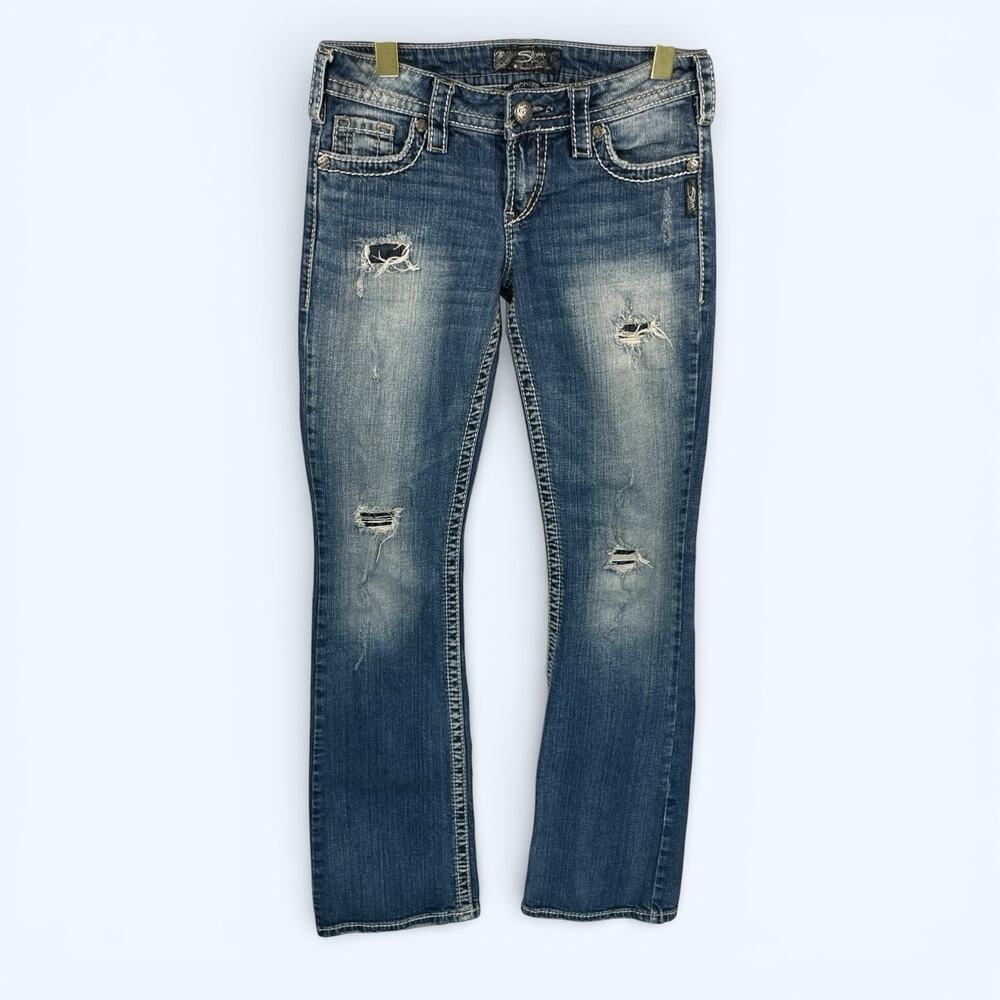 Silver Jean Co Pioneer Low Rise Boot Cut Women's Jeans size 27x33 (28x32)